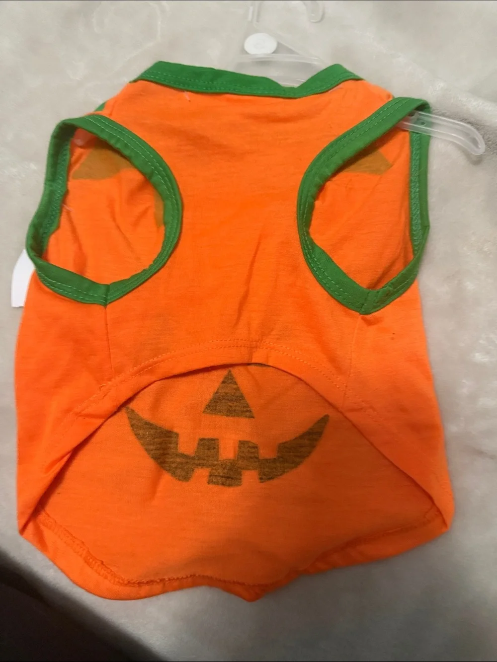 PET SPIRIT Pumpkin dog Costume Tank Orange size small